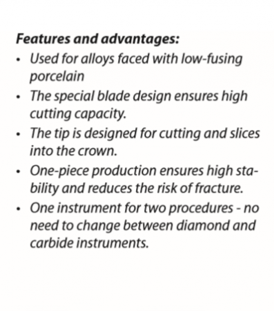 Metal and Porcelain Crown Cutter (1)