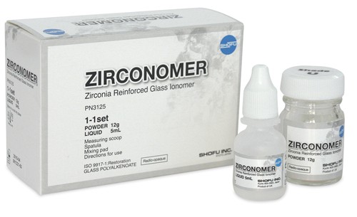shofu zirconomer dental restoration